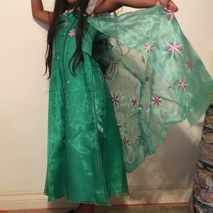 Frozen Elsa green dress